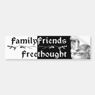 Autocollant De Voiture Epicurus : Amis Freethought 2 de famille