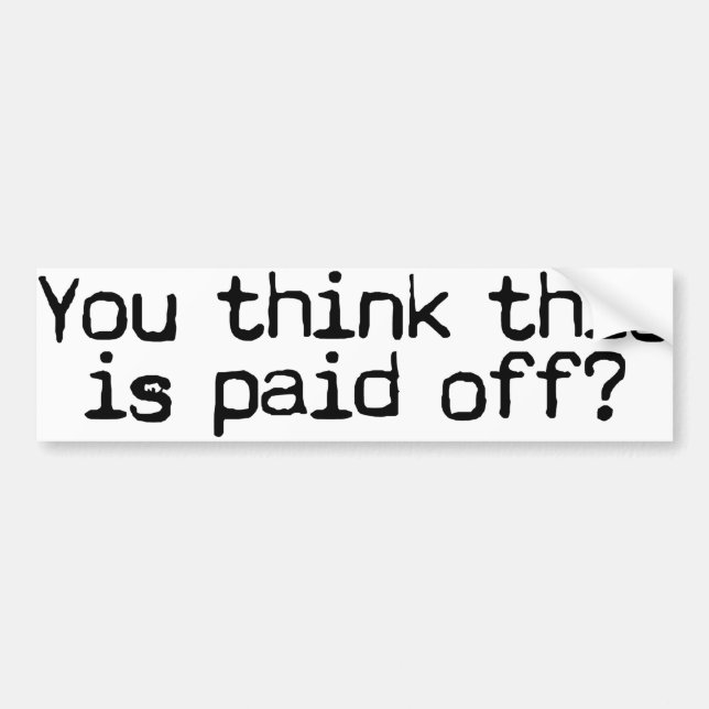 Autocollant De Voiture Épongé ? (Devant)