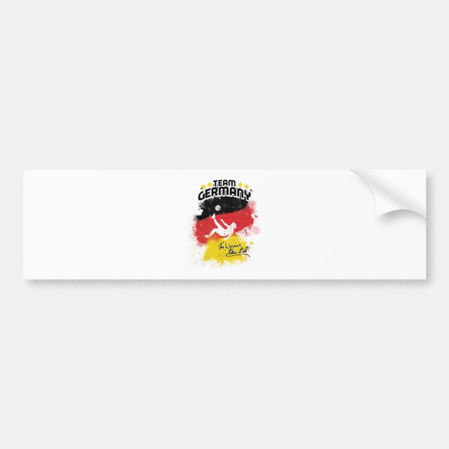 Autocollant De Voiture équipe Allemagne (Devant)