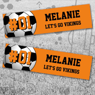 Autocollant De Voiture Équipe cycliste Orange Black Soccer