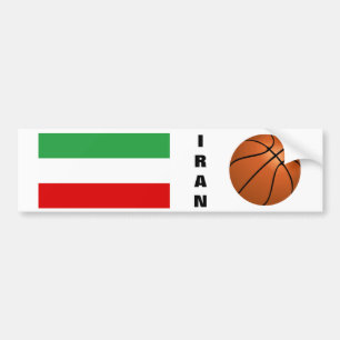 Autocollant De Voiture Équipe d'Iran de basket-ball