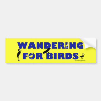 Autocollant De Voiture Errer pour des oiseaux