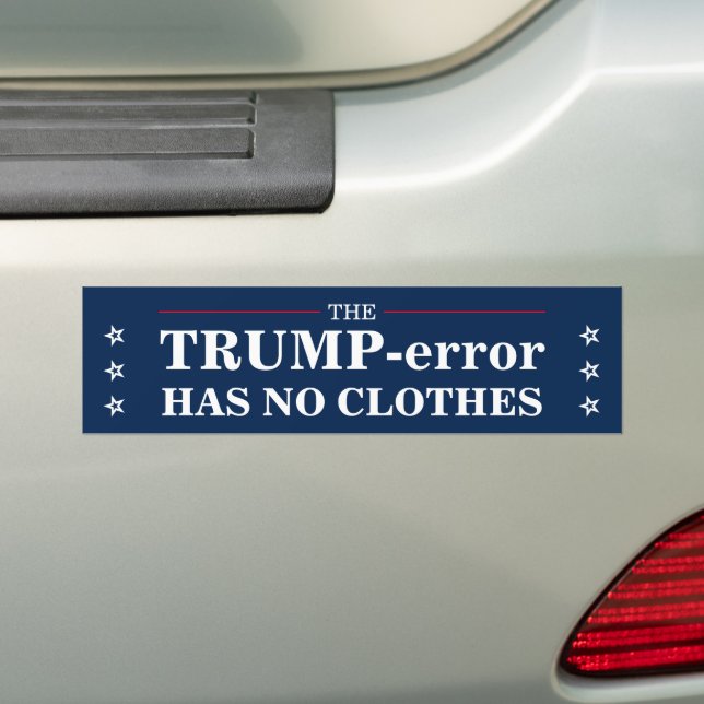 Autocollant De Voiture Erreur anti-Trump anti-fraude anti-corruption (En voiture)