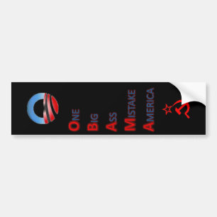 Autocollant De Voiture Erreur d'Obama