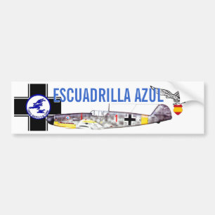 AUTOCOLLANT DE VOITURE ESCUADRILLA AZUL