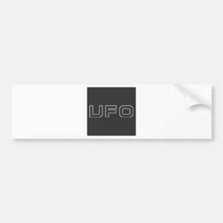 Autocollant De Voiture essai d'UFO