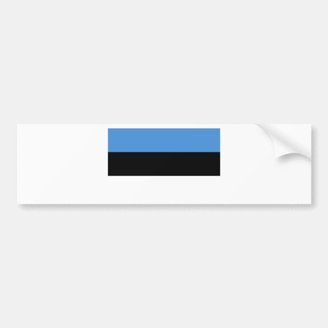 Autocollant De Voiture Estonie Drapeau EE (Devant)