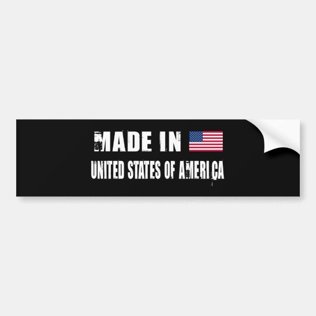 AUTOCOLLANT DE VOITURE ÉTATS-UNIS D'AMÉRIQUE (Devant)