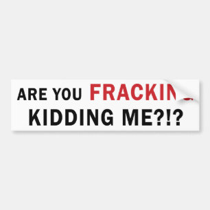 Autocollant De Voiture Êtes-vous FRACKING me badinant ? ! ? - Adhésif