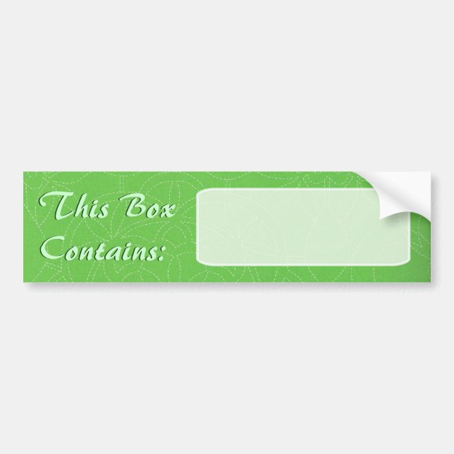 Autocollant De Voiture Étiquette Big Box (Devant)
