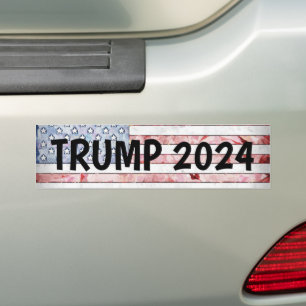 AUTOCOLLANT DE VOITURE ÉTIQUETTE DE BOUILLOIRE PATRIOTIQUE TRUMP 2024