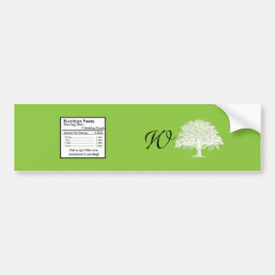 Autocollant De Voiture Étiquette de bouteille d'eau vert/blanc Mariage