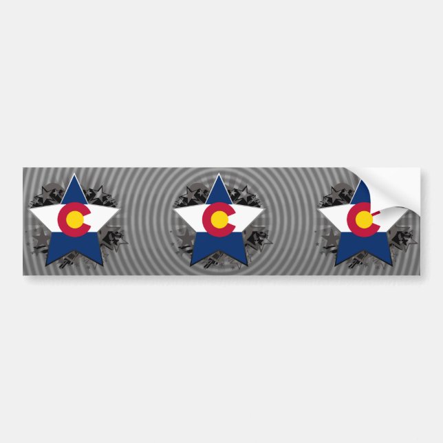 Autocollant De Voiture Étoile du Colorado (Devant)