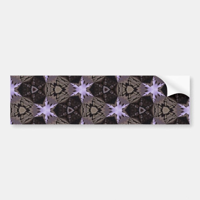 Autocollant De Voiture Étoiles violettes (Devant)