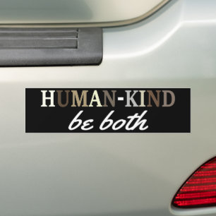 Autocollant De Voiture Être un être humain L'égalité et la gentilles