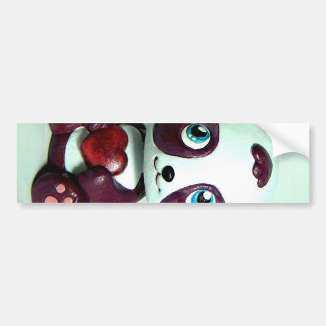 Autocollant De Voiture Étreinte II de panda (Devant)