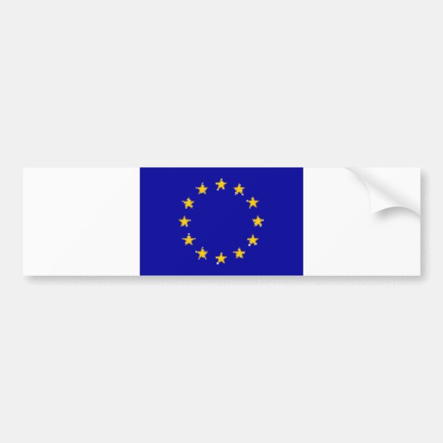 Autocollant De Voiture Eu-drapeau, BG (Devant)