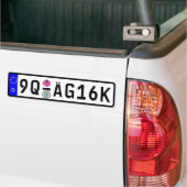 Autocollant De Voiture Euro adhésif pour pare-chocs allemand de blanc de (On Truck)