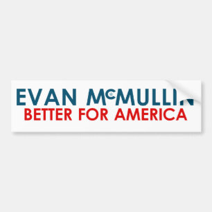 Autocollant De Voiture Evan McMullin - améliorez pour l'Amérique