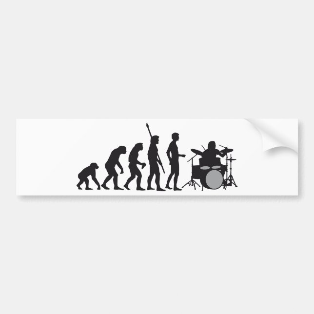 Autocollant De Voiture Evolution (Devant)