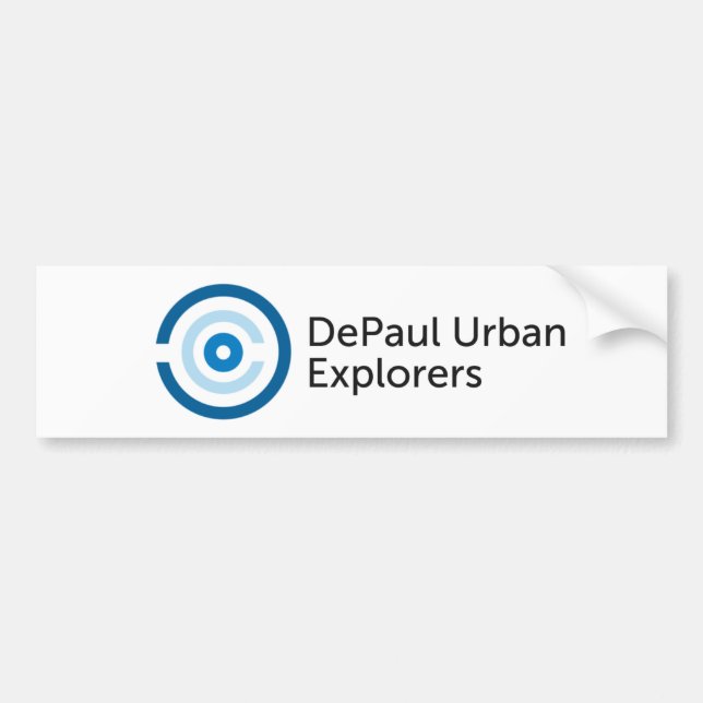 Autocollant De Voiture Explorateurs urbains Bumpersticker de DePaul (Devant)