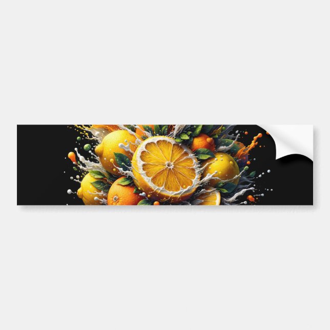 Autocollant De Voiture Explosion de Citrus (Devant)