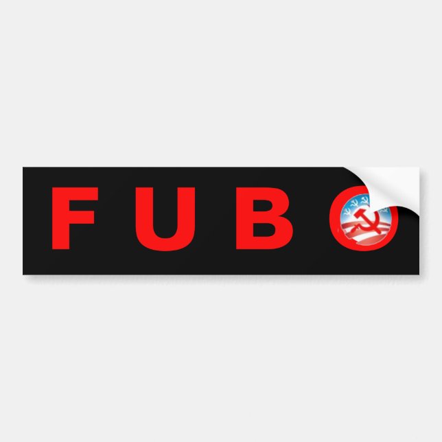 Autocollant De Voiture F*** Vous Barack Obama (Devant)