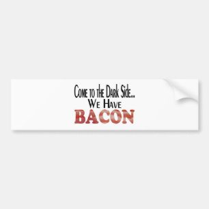 Autocollant De Voiture Face obscure... Bacon