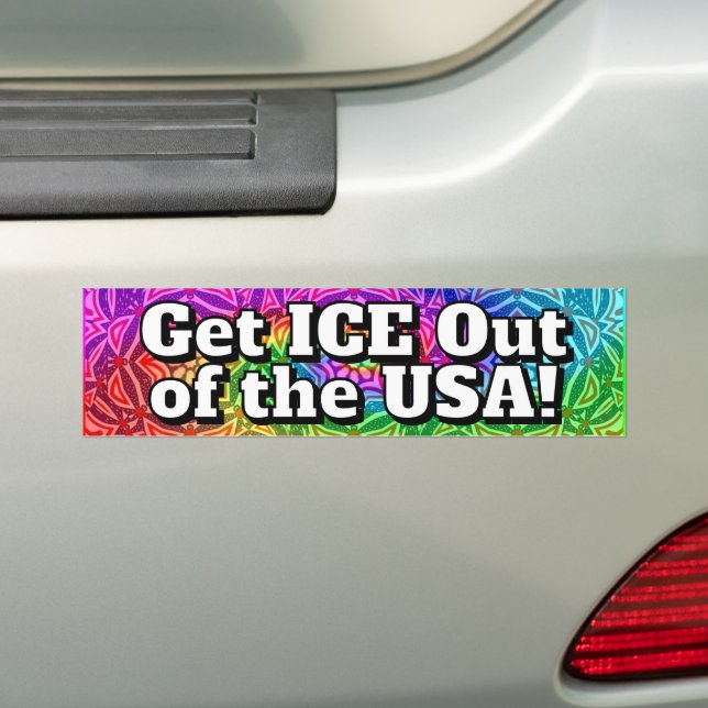Autocollant De Voiture Faire sortir ICE des États-Unis ! (En voiture)