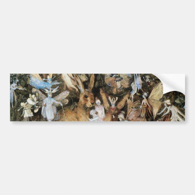 Autocollant De Voiture Fairy Twilight de John Anster Fitzgerald (Devant)