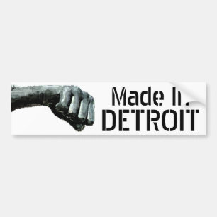 Autocollant De Voiture Fait à Detroit