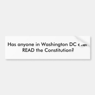 Autocollant De Voiture Fait LIRE n'importe qui dans le Washington DC