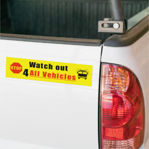 Autocollant De Voiture Faites attention à tous les véhicules