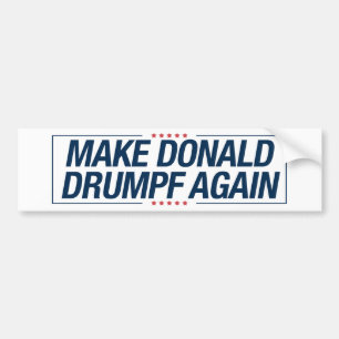 Autocollant De Voiture Faites Donald Drumpf encore