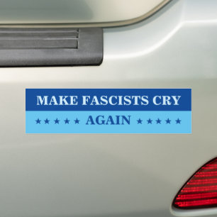 Autocollant De Voiture Faites pleurer à nouveau les fascistes