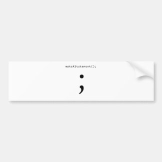 Autocollant De Voiture Faites une déclaration