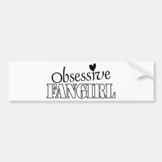 Autocollant De Voiture Fangirl obsessionnelle