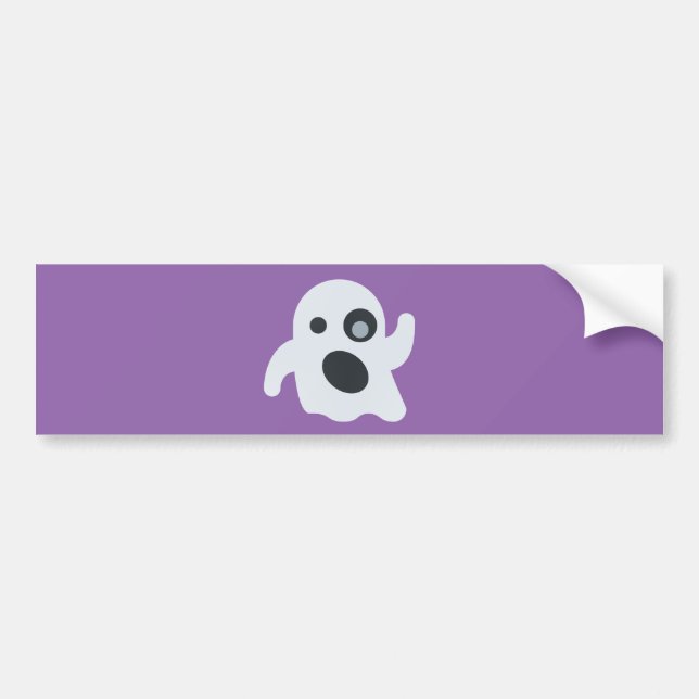 Autocollant De Voiture fantôme émoji (Devant)