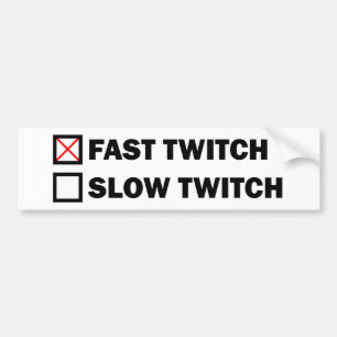 Autocollant De Voiture Fast Twitch