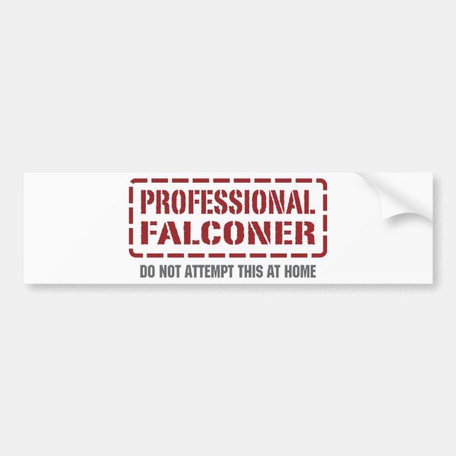 Autocollant De Voiture Fauconnier professionnel (Devant)