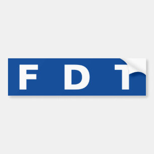 AUTOCOLLANT DE VOITURE FDT