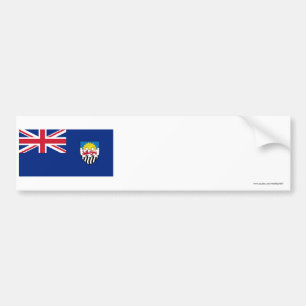 Autocollant De Voiture Fédération de la Rhodésie et du drapeau de
