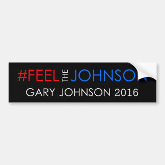 Autocollant De Voiture #feelthejohnson Gary Johnson 2016