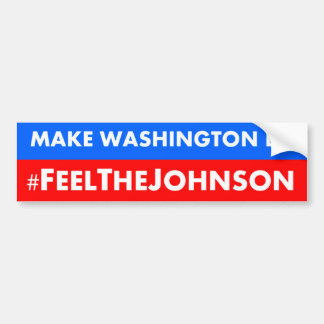 Autocollant De Voiture #feelthejohnson Gary Johnson 2016