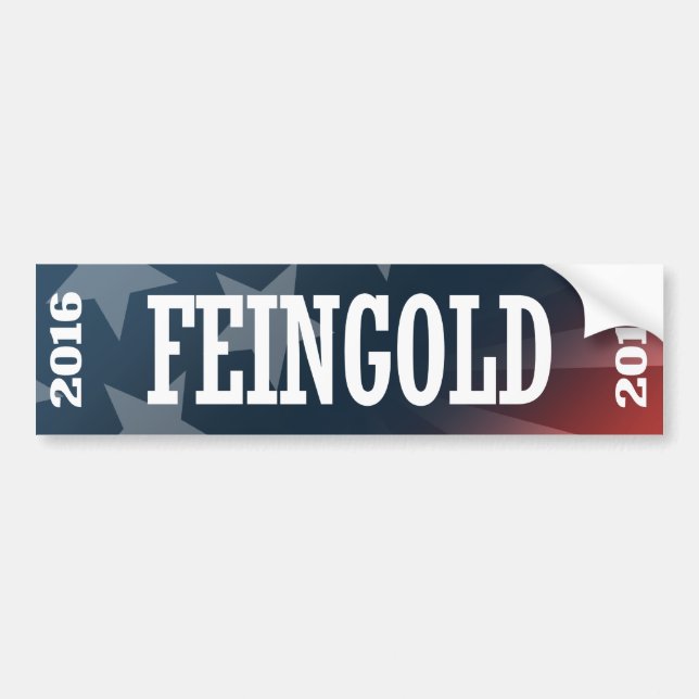 Autocollant De Voiture Feingold - Russ Feingold 2016 (Devant)