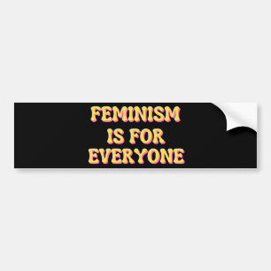 Autocollant De Voiture Feminism Is For Everyone
