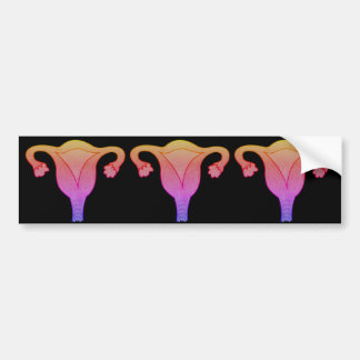 Autocollant De Voiture Feminist Uterus bumper sticker