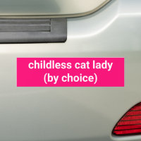 Femme de chat sans enfant par choix drôle rose cha