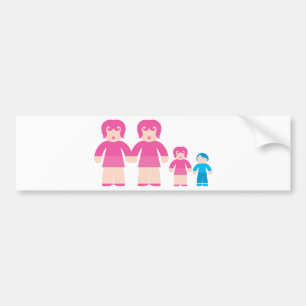 Autocollant De Voiture Femme et enfants de femme