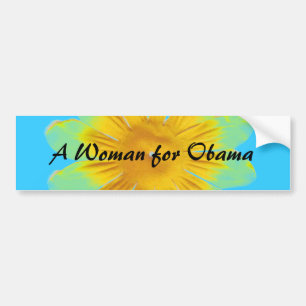 Autocollant De Voiture Femme pour le stcker de pare-chocs d'Obama